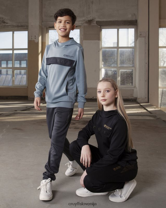 obleke urlikajoča obleka Cruyff 8BPFJV1091 mlajši modra/siva