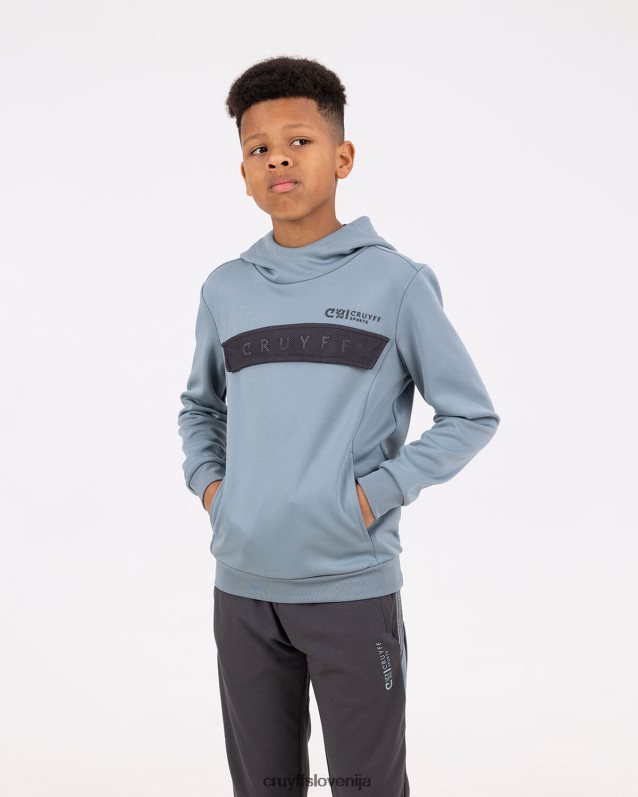 obleke urlikajoča obleka Cruyff 8BPFJV1091 mlajši modra/siva
