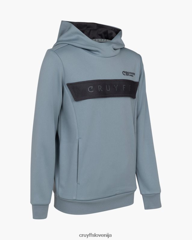 obleke urlikajoča obleka Cruyff 8BPFJV1091 mlajši modra/siva