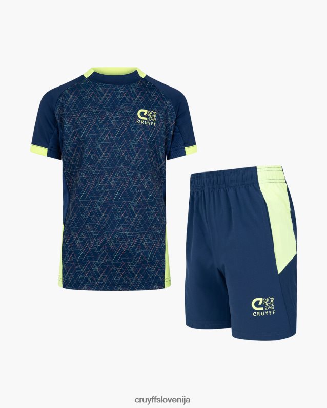 obleke šprintersko obleko Cruyff 8BPFJV1194 mlajši mornarsko/rumena