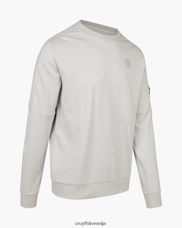 pulover aiden pulover Cruyff 8BPFJV31 moški svetlo siva