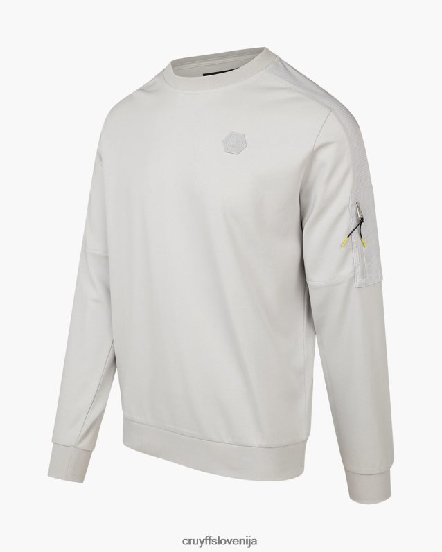 pulover aiden pulover Cruyff 8BPFJV31 moški svetlo siva