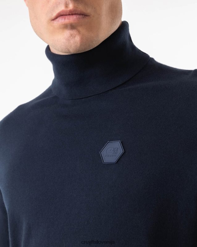 pulover basco želva ovratnik Cruyff 8BPFJV352 moški mornarica