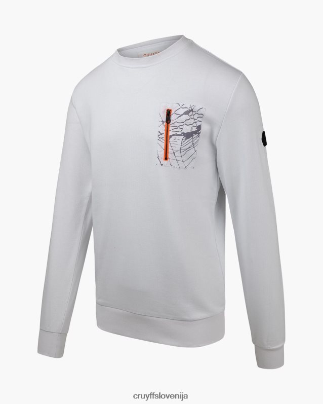 pulover rafael pulover Cruyff 8BPFJV560 moški bela