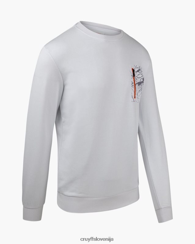 pulover rafael pulover Cruyff 8BPFJV560 moški bela