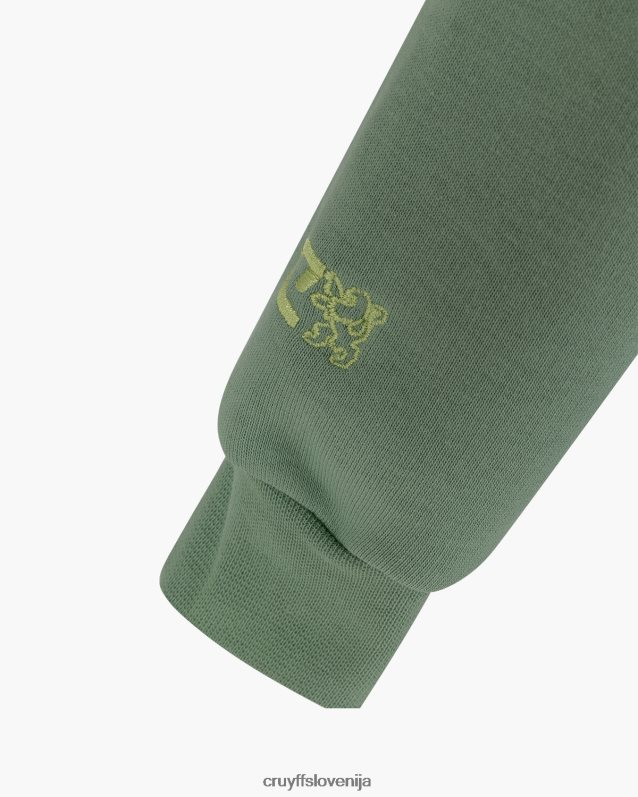 pulover strižnik z ovratnikom Cruyff 8BPFJV1166 mlajši zelena