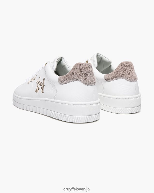 superge mehka napa/mehki nubuk obdelana z laserjem Cruyff 8BPFJV909 moški bela/črna