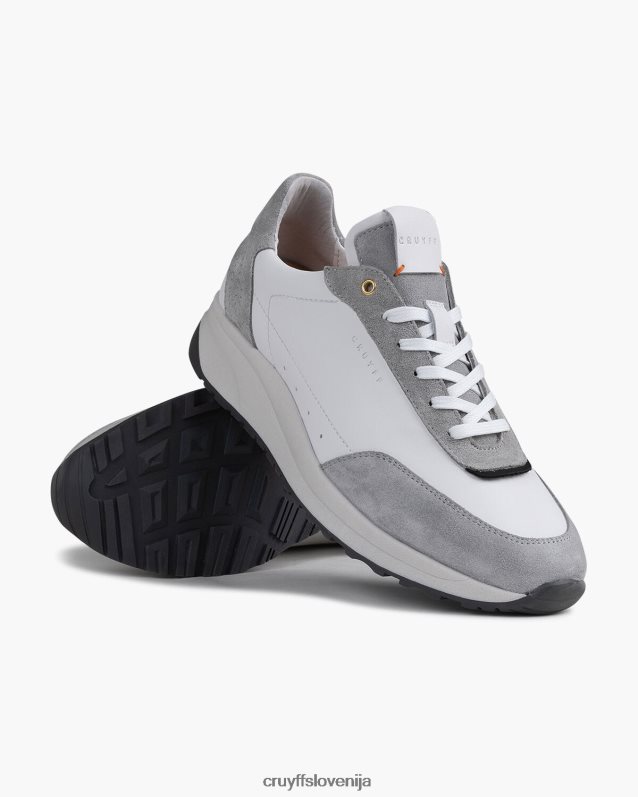 superge priložnostna nedelja Cruyff 8BPFJV905 moški bela/siva