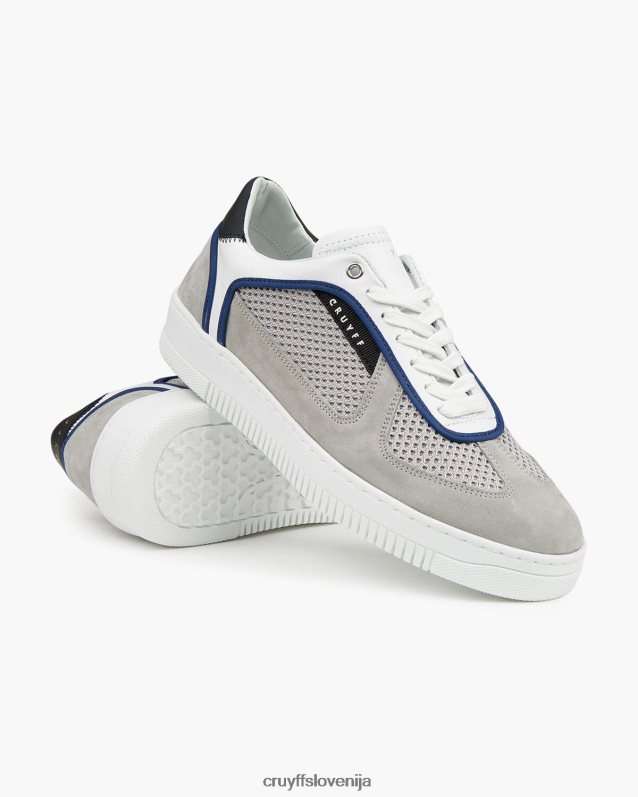 superge semiš cristallo-nappa/sciarada Cruyff 8BPFJV918 moški sivo/belo
