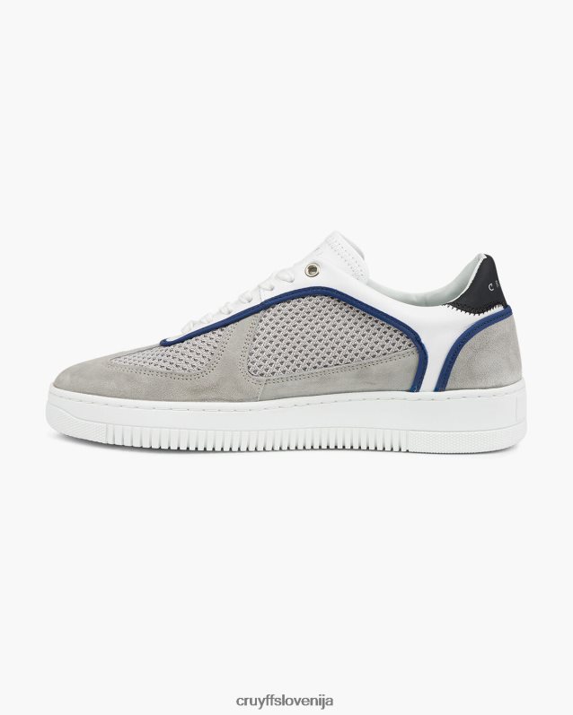 superge semiš cristallo-nappa/sciarada Cruyff 8BPFJV918 moški sivo/belo