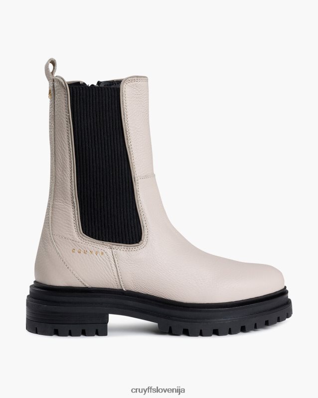 škornji apollo chelsea Cruyff 8BPFJV1030 ženske krema