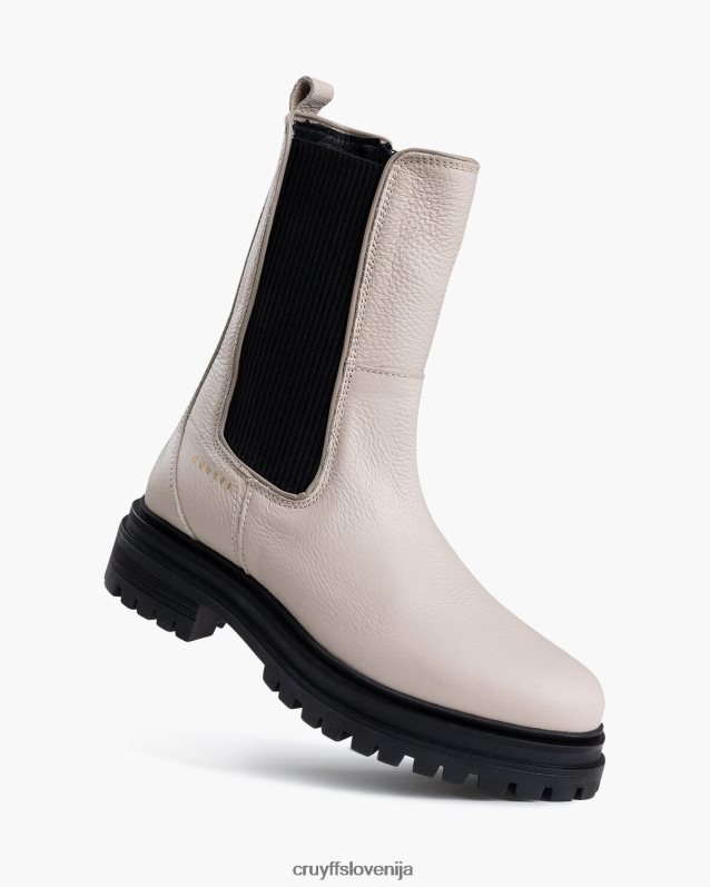 škornji apollo chelsea Cruyff 8BPFJV1030 ženske krema