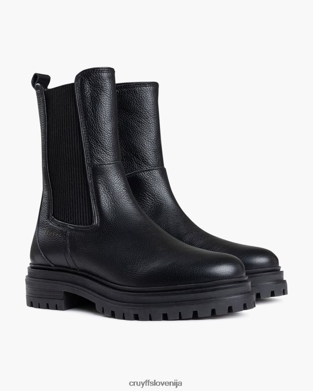 škornji apollo chelsea Cruyff 8BPFJV1031 ženske Črna