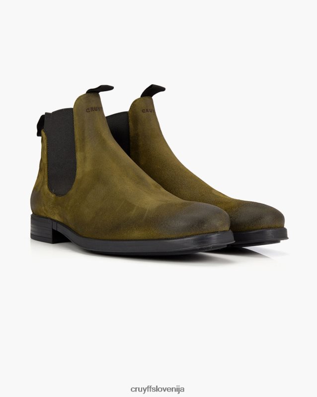 škornji jon chelsea Cruyff 8BPFJV856 moški vojaško zelena